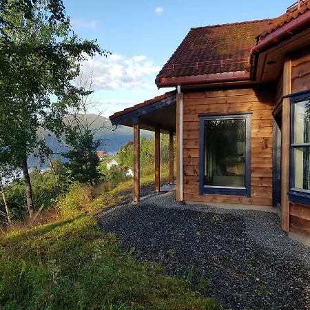 Panorama View Along The Fjord In Stryn * Blakset