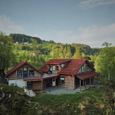 Panorama View Along The Fjord In Stryn * Blakset