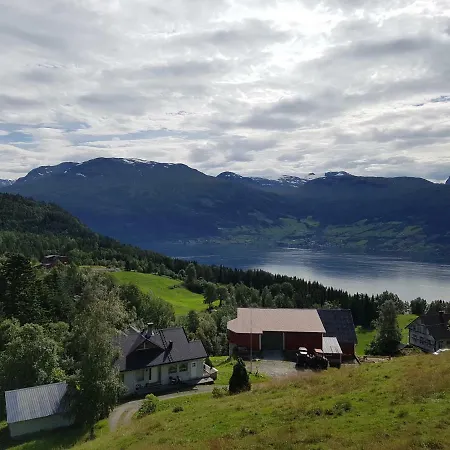 Panorama View Along The Fjord In Stryn Willa Blakset