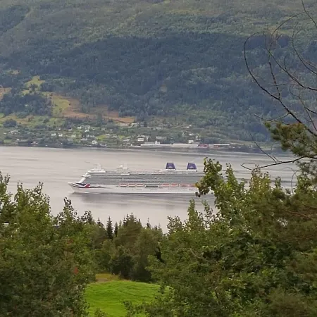 Panorama View Along The Fjord In Stryn * Blakset